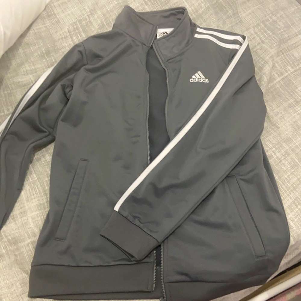 Adidas striped track jacket